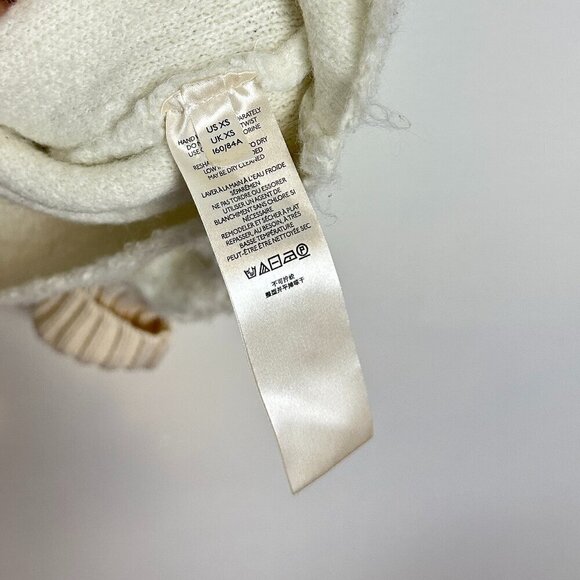 FREE PEOPLE Milo Tunic Sweater in Evening Cream Size X-Small - Picture 7 of 15